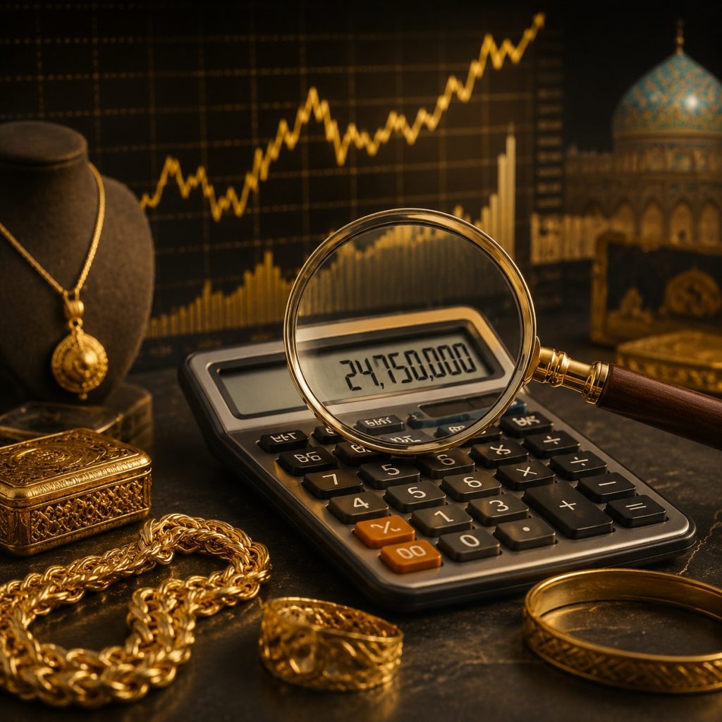 دلواگلد محاسبه قیمت طلا